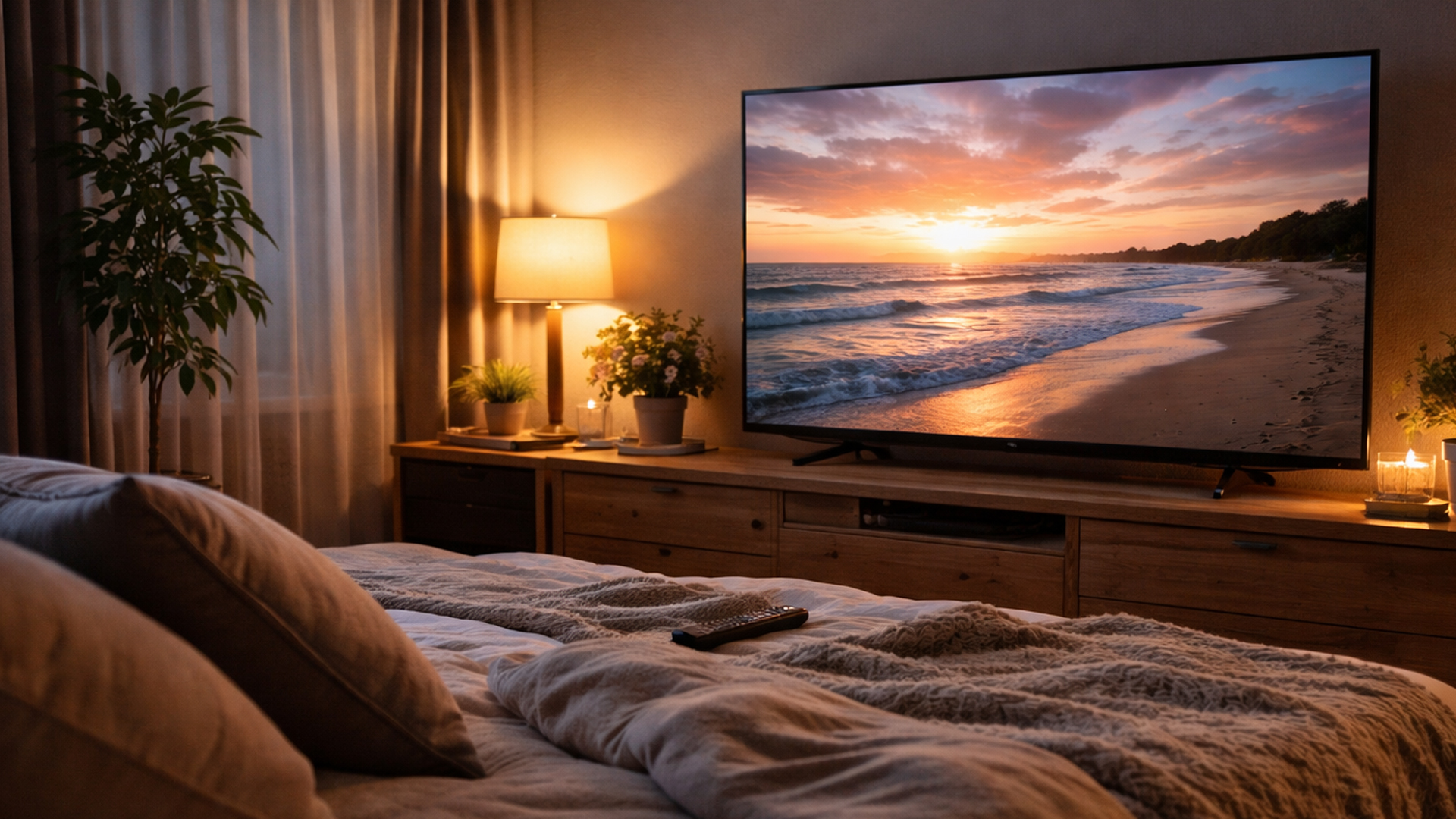 Prática feita por muitos casais, TV ligada no quarto pode causar esse efeito no corpo